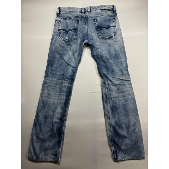 Diesel Industry Men's Safado Regular Slim Straight Denim Jeans - 31x32 (33x31) - Picture 4 of 8